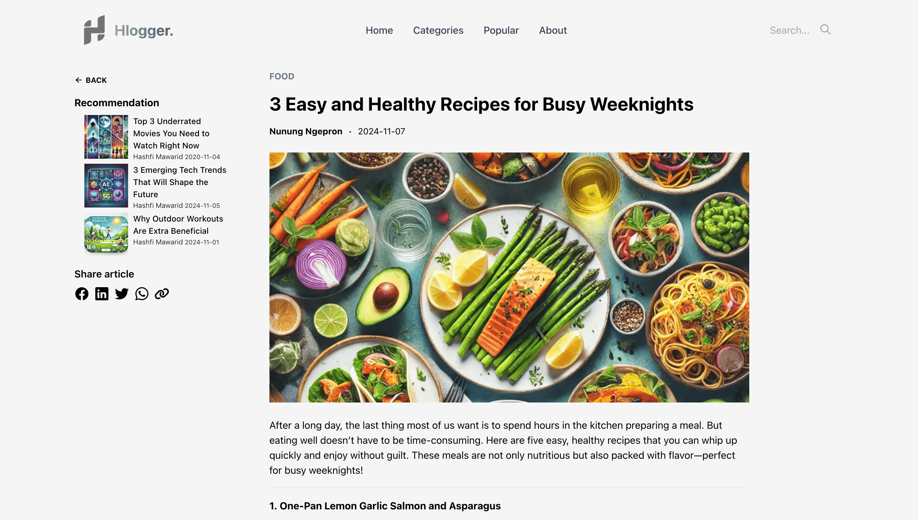 Hlogger | Blog Platform screenshot 3