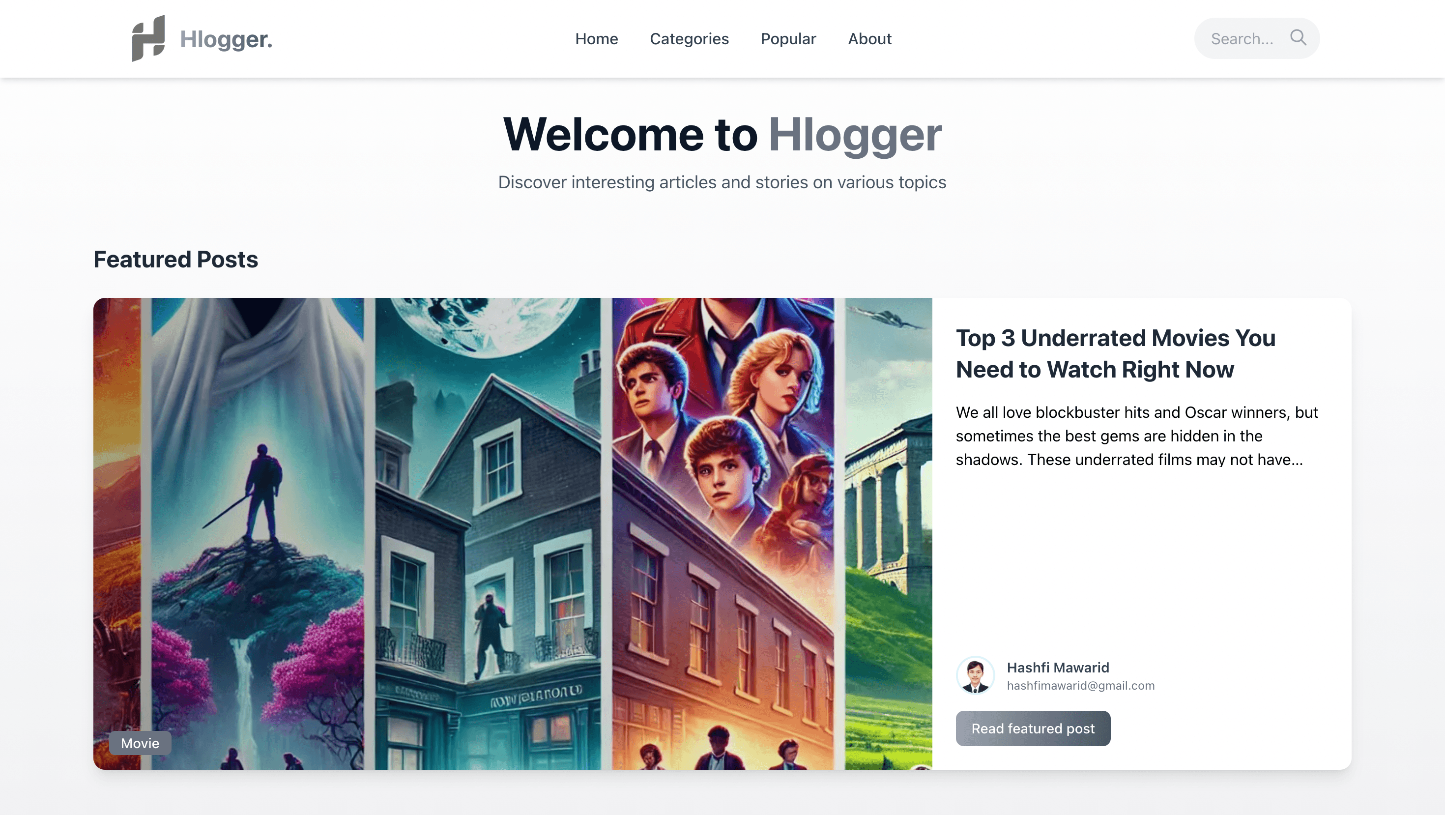 Hlogger | Blog Platform